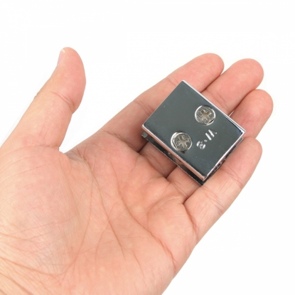 꾸밈닷컴 - 수도/수전/욕실자재 ▼ > 유리브라켓/선반홀더 > 유리브라켓 H형 (40x32mm/8-12T)