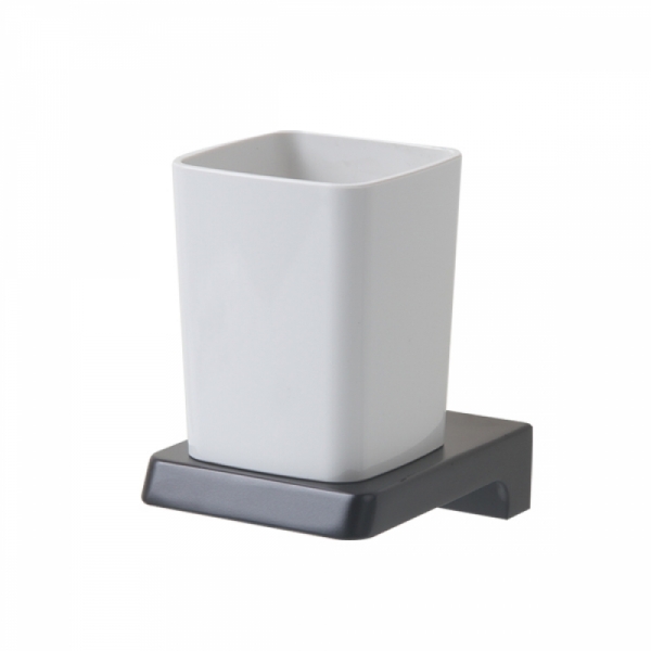 꾸밈닷컴 - 수도/수전/욕실자재 ▼ > 욕실선반/욕실악세서리 > 모던 컵받침대 블랙&화이트