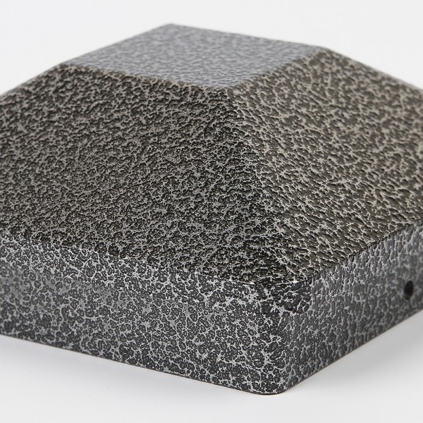 꾸밈닷컴 - 철물/산업용하드웨어 ▼ > 목조주택철물 ▼ > 결합용 철물 > 메가타이 AL 난간 기둥 상부캡 (120 각재용)