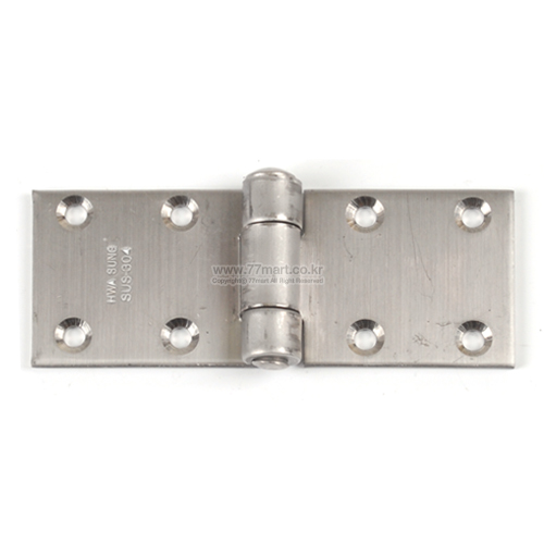 꾸밈닷컴 - 경첩/힌지 ▼ > 스텐경첩 > 스텐경첩 (130x50mm/4T) 낱개