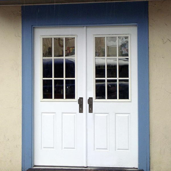 꾸밈닷컴 - 이달의 특가 > [특가] 황동 중문손잡이 사각노브 엔틱브라운