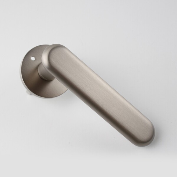 꾸밈닷컴 - 손잡이/도어락 ▼ > 방문손잡이 ▼ > 레버 버튼형 > 루체 방문손잡이 LU-376 (타공 45mm)