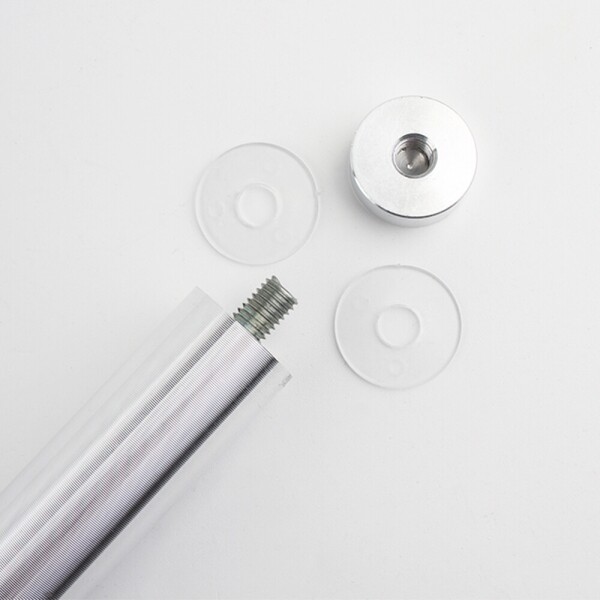 꾸밈닷컴 - 가구부속/캠핑카부속 ▼ > 목심/선반다보/아크릴후크 ▼ > 아크릴후크/다보 > 알루미늄 다보 3단 25mm