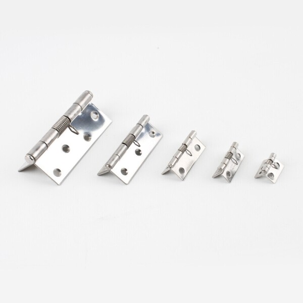 꾸밈닷컴 - 경첩/힌지 ▼ > 스텐경첩 > 스텐 미니 스프링 경첩