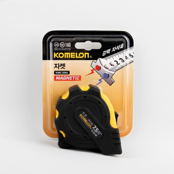 꾸밈닷컴 - 수공구/전동공구/잡화류 ▼ > 수공구▼ > 자/줄자 > 코메론 자켓 자석 줄자 KMC-25RJ