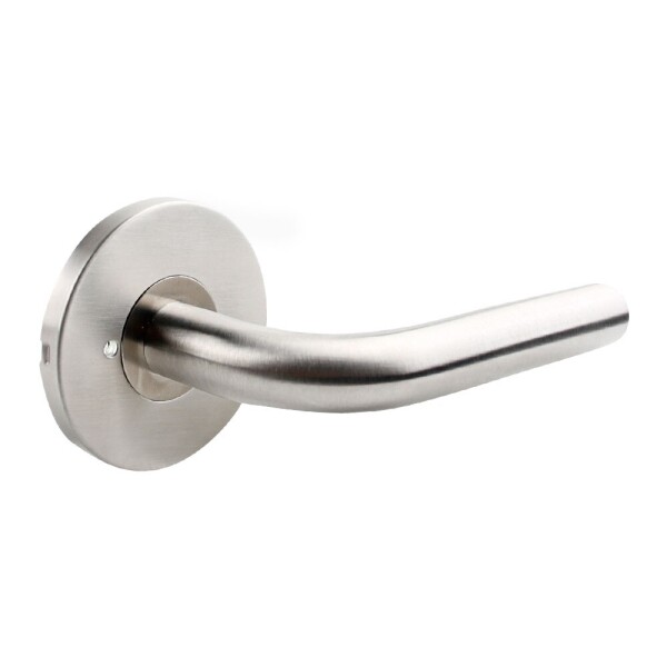 꾸밈닷컴 - 손잡이/도어락 ▼ > 방문손잡이 ▼ > 레버 버튼형 > 스텐 방문손잡이 스틱