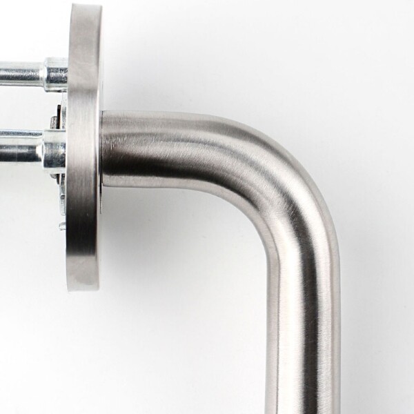 꾸밈닷컴 - 손잡이/도어락 ▼ > 방문손잡이 ▼ > 레버 버튼형 > 스텐 방문손잡이 스틱 실버