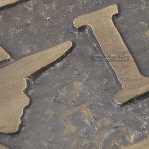 꾸밈닷컴 - 도어부속/슬라이딩도어 ▼ > 도어사인/표지판 ▼ > 기타 표지판 > 황동 화장실안내판 (LADY) DW-R002