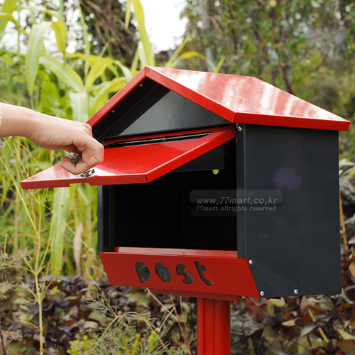 꾸밈닷컴 - 우편함/택배함 ▼ > 스탠드 우편함 > 스탠드 우편함 P04-059 (키타입)