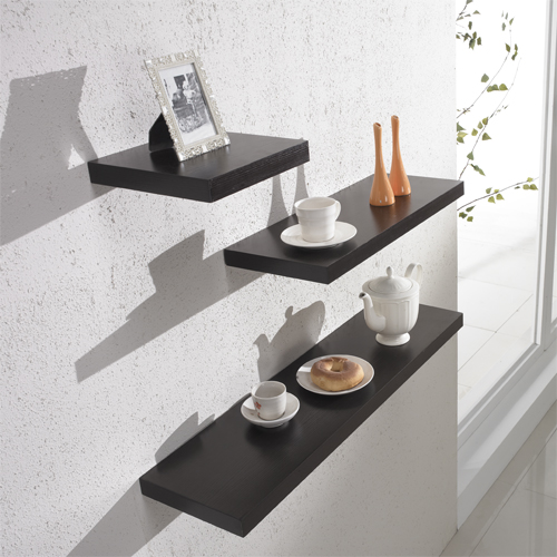 꾸밈닷컴 - 선반/무볼트랙/진열 ▼ > 선반대/선반상판 ▼ > 무지주 벽선반 > 무지주 벽선반 스핀 블랙 250